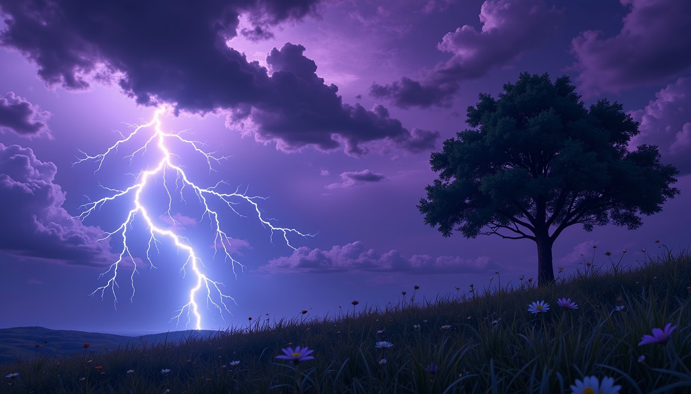 Free Electric Purple Storm Image - Lightning, Storm, Purple | Download ...