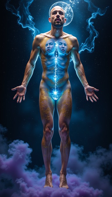 Free Cosmic Human Transcendence Image - Transcendence, Cosmic, Surreal ...
