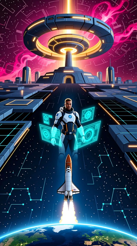 Free Cosmic Citizen Journey Image - Space, Rocket, Astronaut | Download ...