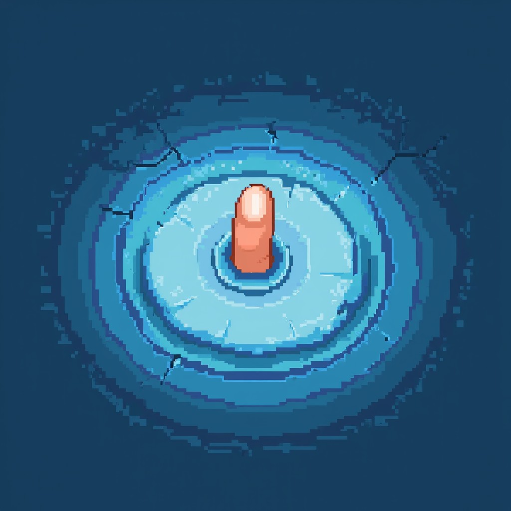 Free Pixel Water Touch Image - Pixel, Ripple, Touch | Download at StockCake