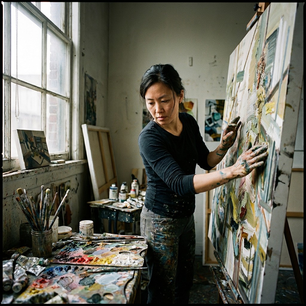 Artist L Free Artist Creates Masterpiece Image - Artist, Painter, Woman ...