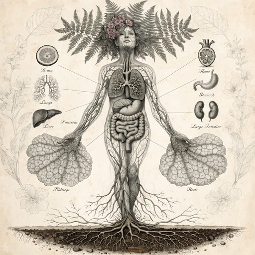 Free Botanical Human Anatomy Image - Botanical, Illustration, Anatomy ...