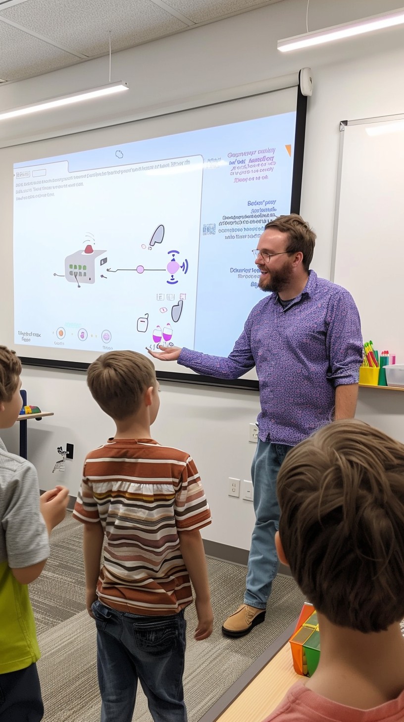 Free Interactive Learning Session Image Education Teacher Students