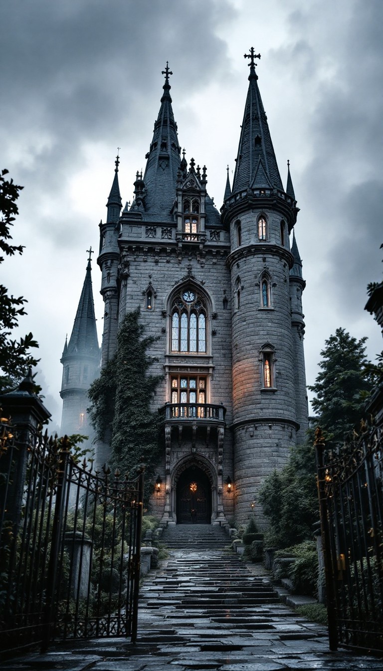 Free Gothic Castle Towers Image - Gothic, Castle, Spires | Download at ...
