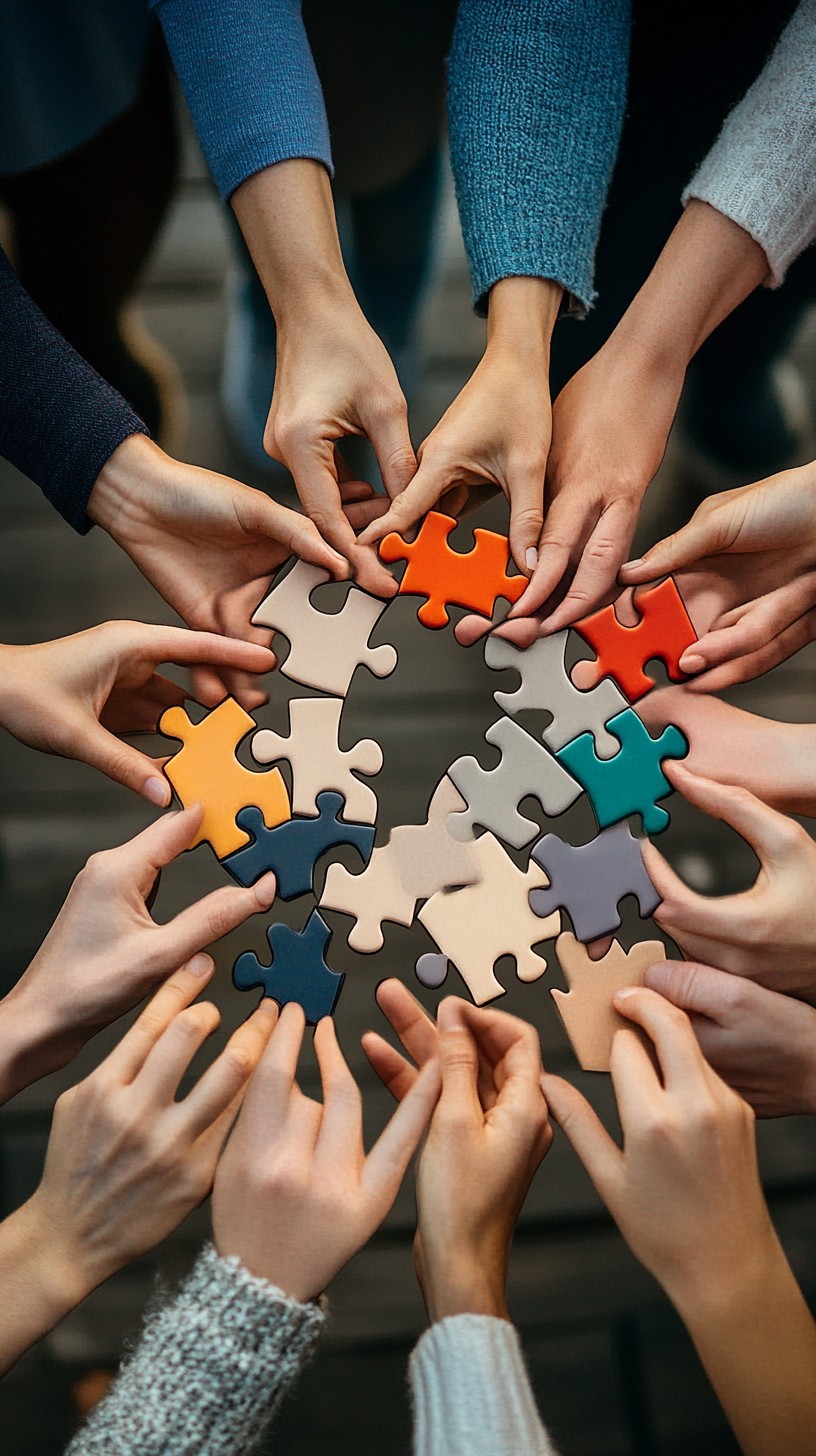 Free Teamwork completes puzzle Image - Teamwork, Puzzle, Collaboration ...