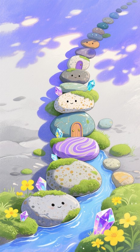 Free Magical Stone Path Image - Whimsical, Cairns, Path | Download at ...