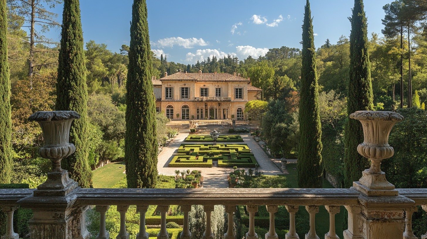Free Grand Estate View Image - Estate, Gardens, Balcony | Download at ...