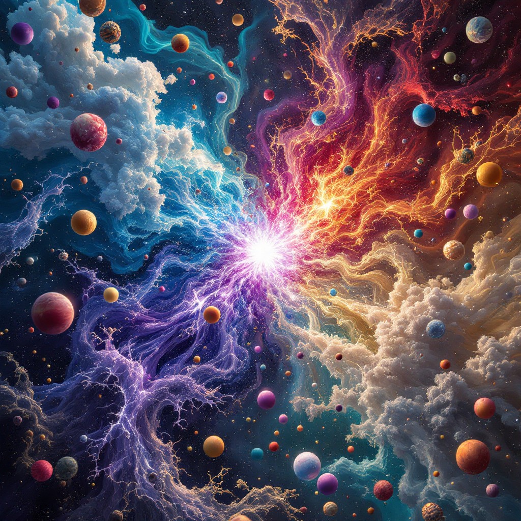 Free Cosmic Forces Collide Photo - Cosmic, Surreal, Fantasy | Download ...