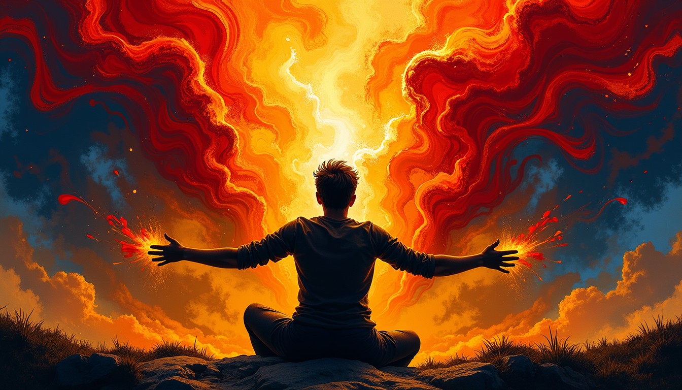 Inner Fire Free Awakening Inner Fire Photo - Silhouette, Meditation ...