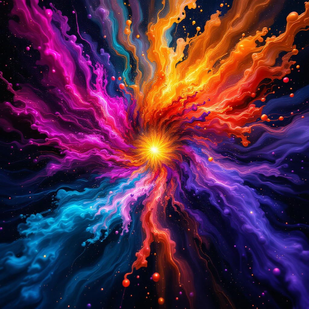 Free Cosmic Color Explosion Image - Explosion, Cosmic, Abstract ...