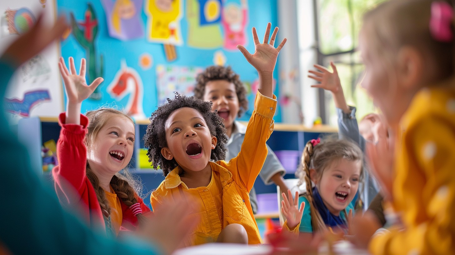 Free Joyful Classroom Activity Image - Children, Classroom, Education ...
