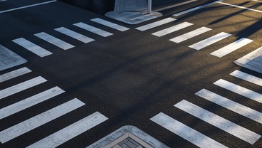 Free Urban Crosswalk Junction Image - Crosswalk, Intersection, Urban ...