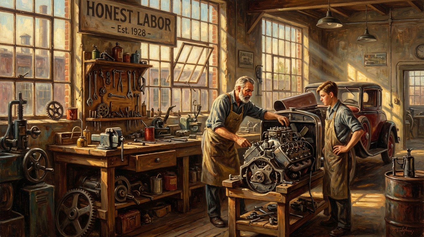 Free Vintage Workshop Craftsmanship Image - Workshop, Mechanic, Vintage ...