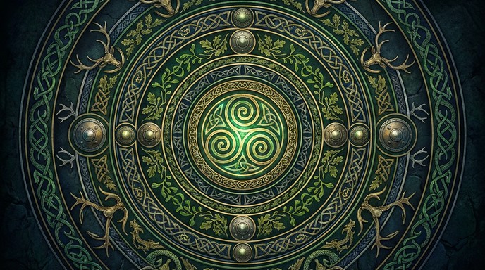 Free Metallic Sacred Geometry Image - Mandala, Celtic, Geometric ...