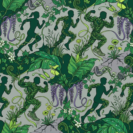 Free Nature Meets Fitness Image - Pattern, Botanical, Athletic ...