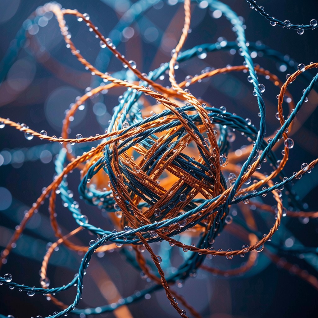 Thread Fiber Zoomed In Free Floating Fiber Dreams Photo - Abstract, Threads, Fibers | Download ...