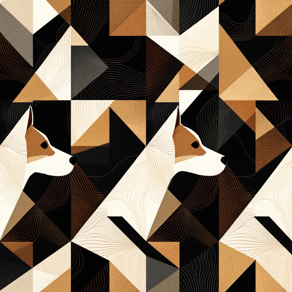 Free Geometric Dog Pattern Photo - Geometric, Abstract, Pattern ...