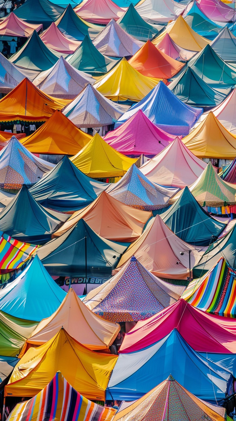 Free Colorful Market Canopies Image - Colorful, Market, Canopies ...