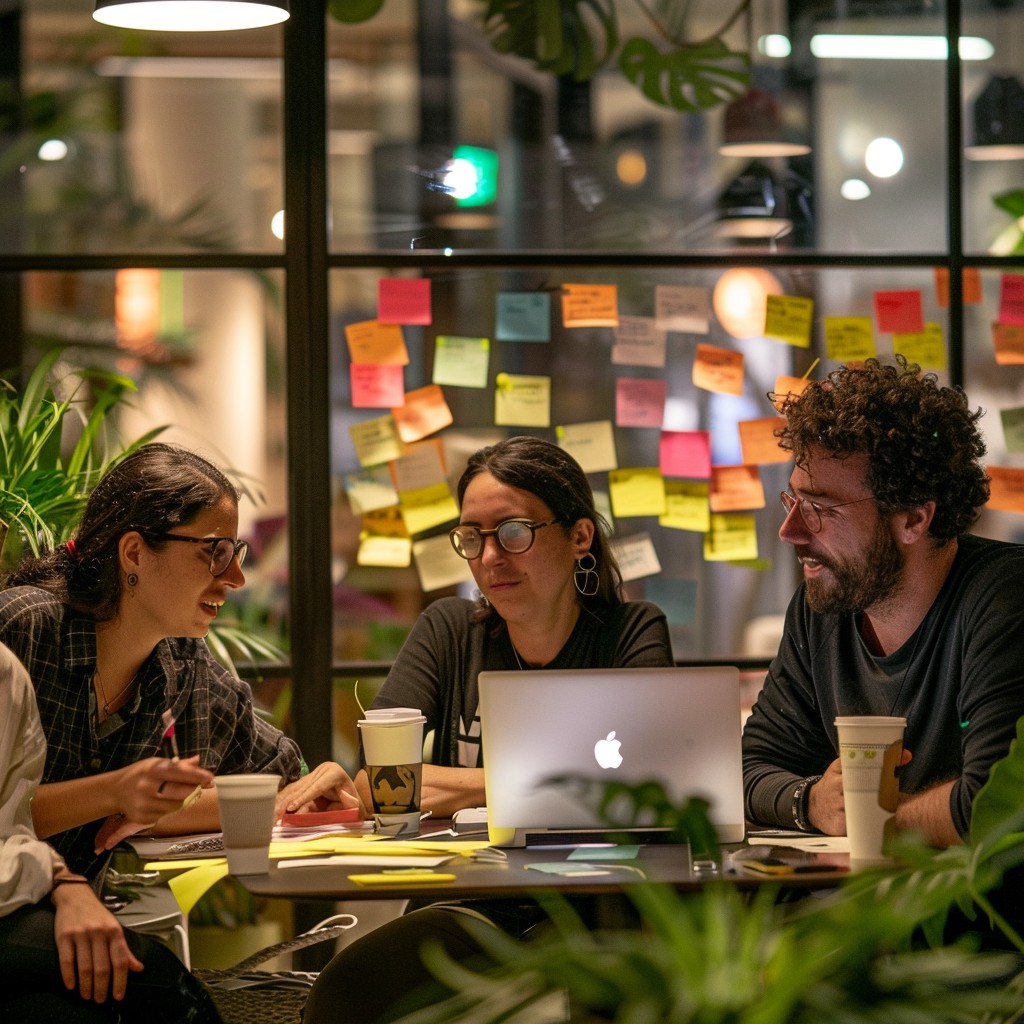 Weekend Teamwork Free Teamwork at Night Image - Teamwork, Collaboration, Night ...
