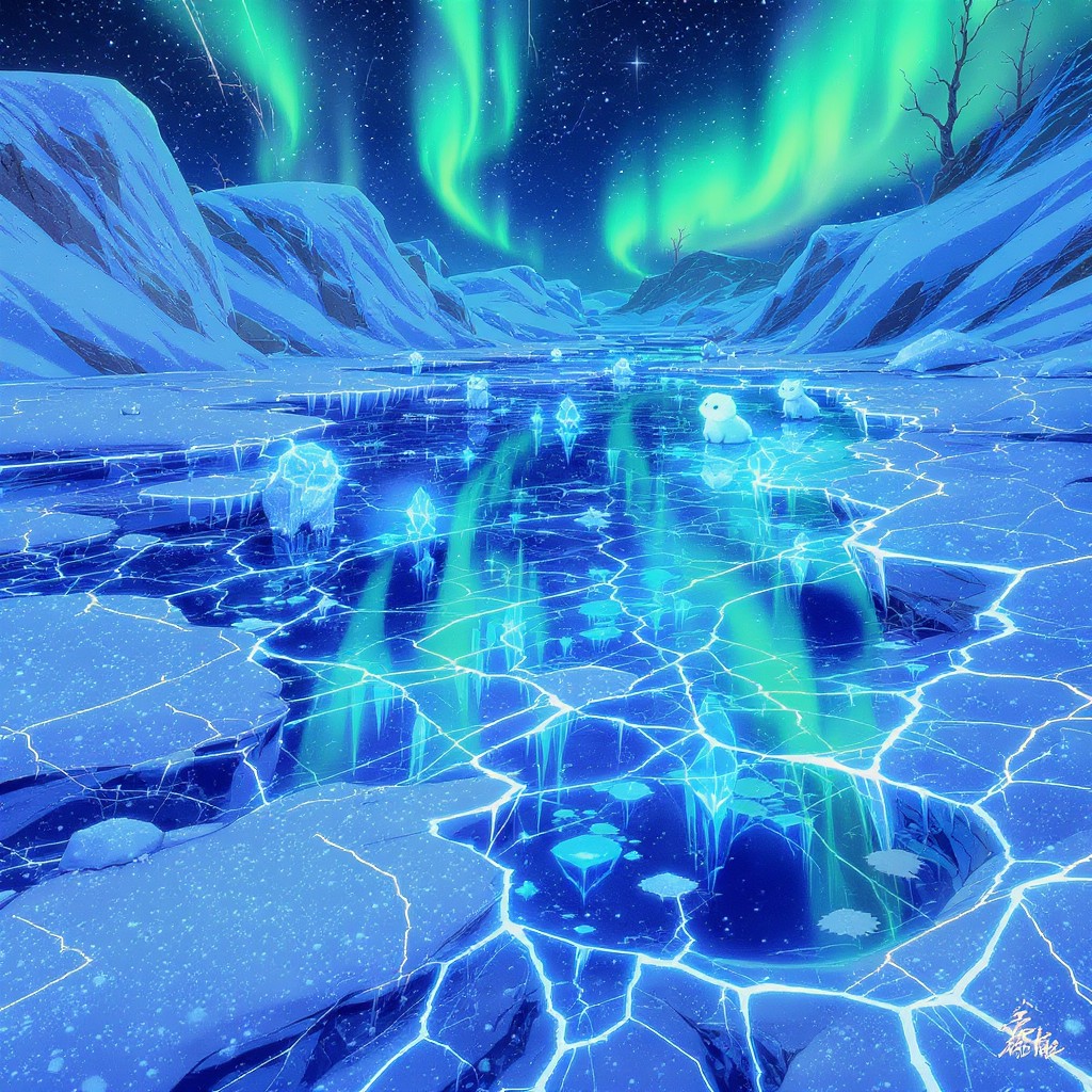 Free Aurora Ice Reflection Image - Aurora, Ice, Arctic | Download at ...