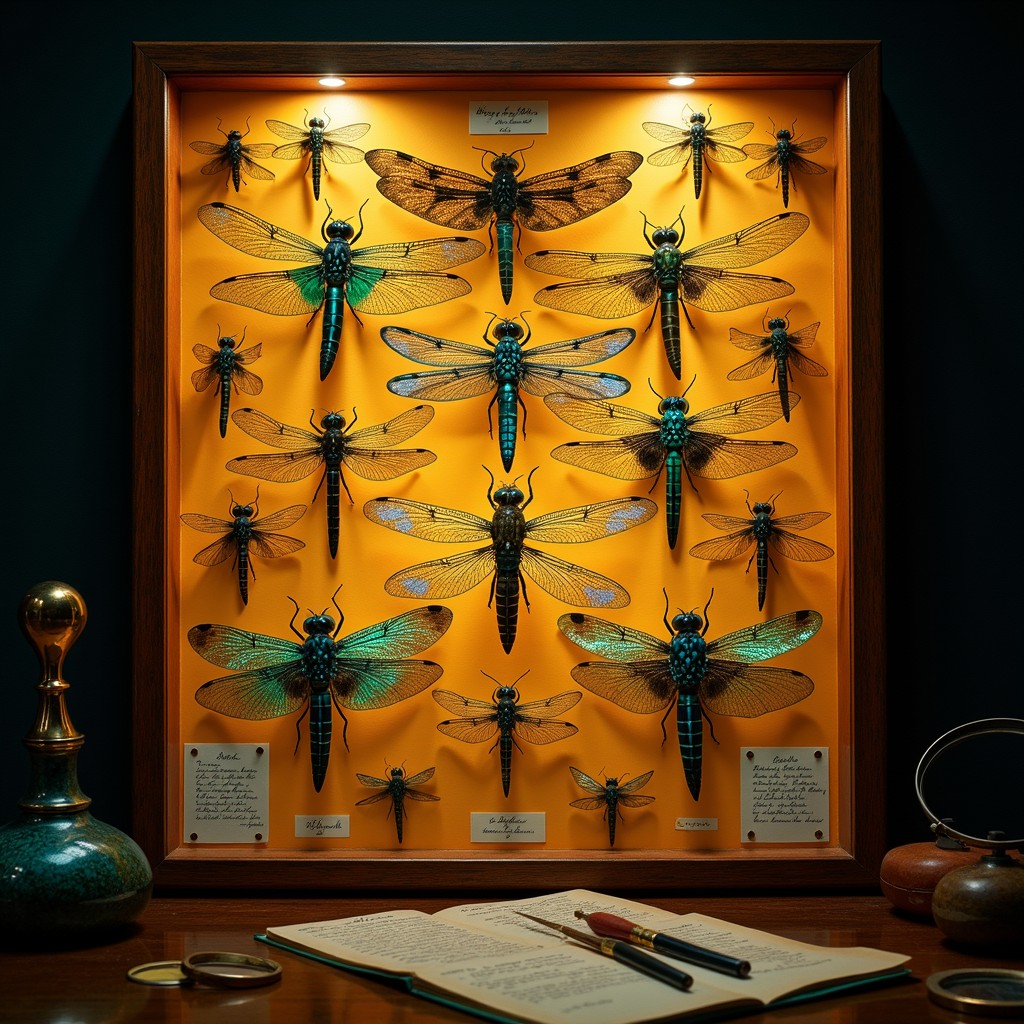 Free Illuminated Dragonfly Collection Image - Dragonflies, Entomology ...
