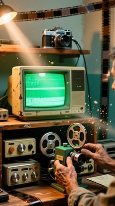 Free Vintage Tech Immersion Photo - Cyberpunk, Retro, Hacker | Download ...