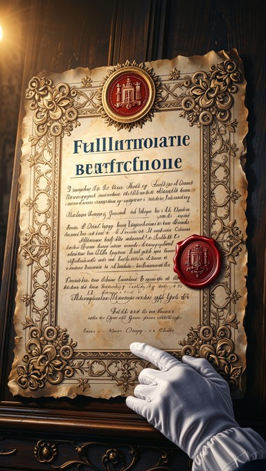 Prolamation Border Free Historical Traffic Citation Image - Parchment, Document ...