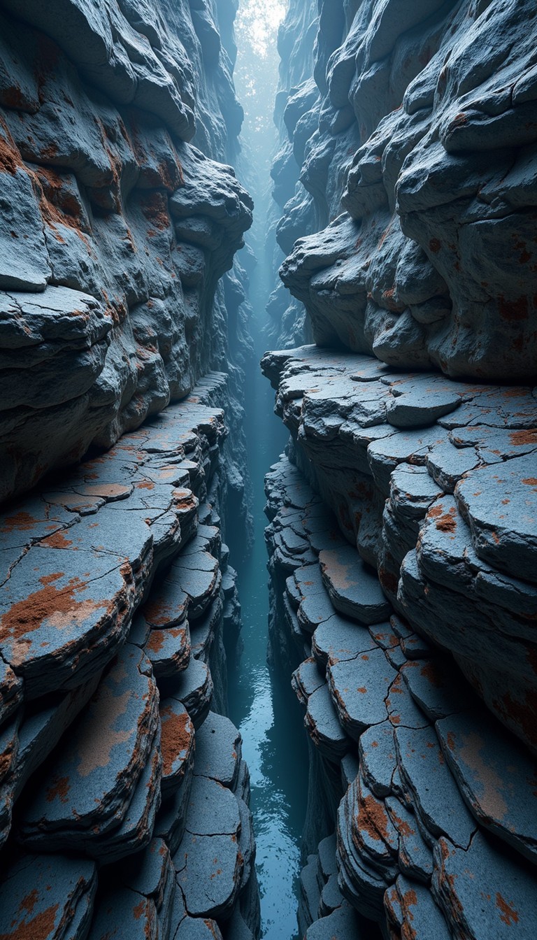 Purple Rocks Chasm Free Glacial Rock Chasm Photo - Canyon, Crevasse, Ravine | Download at ...