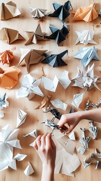 Download Origami Crafting Session Image - Origami, Hands, Crafting ...