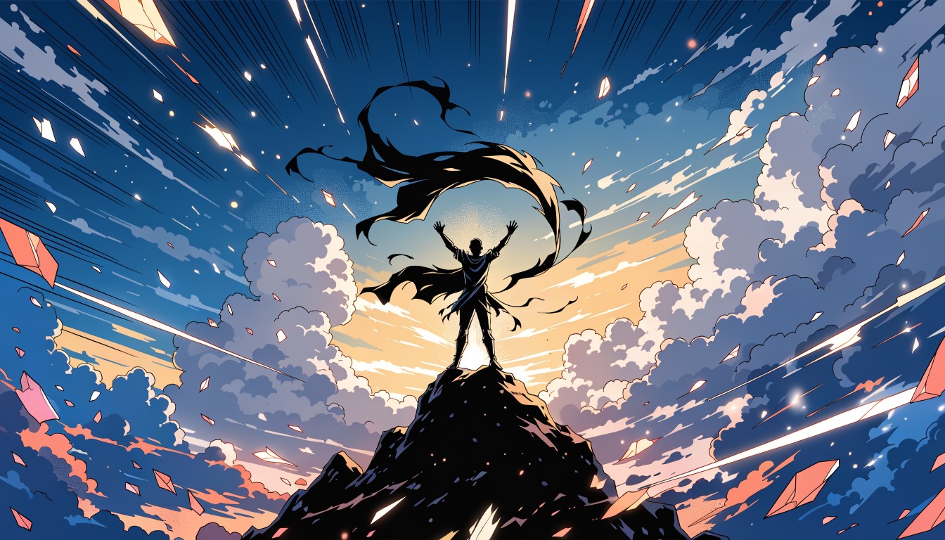 Free Triumphant Hero Rising Image - Anime, Manga, Illustration ...