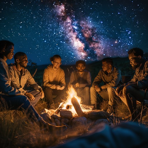 Free Starry Night Campfire Image - Campfire, Storytelling, Friends ...