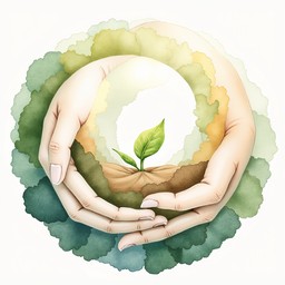 Free Nurturing Life Spiral Image - Nurturing, Seedling, Watercolor ...