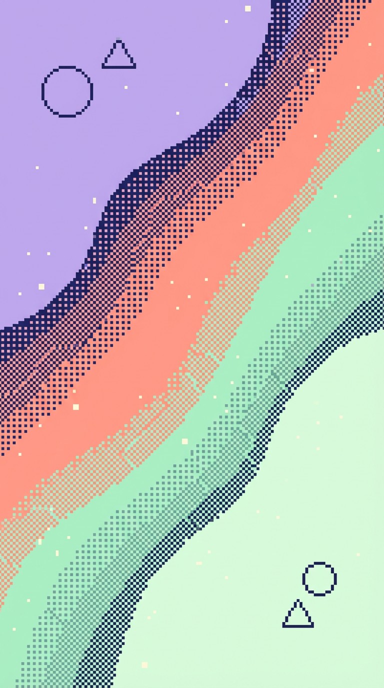 Free Pastel Pixel Waves Image - Pastel, Pixel, Waves | Download at ...