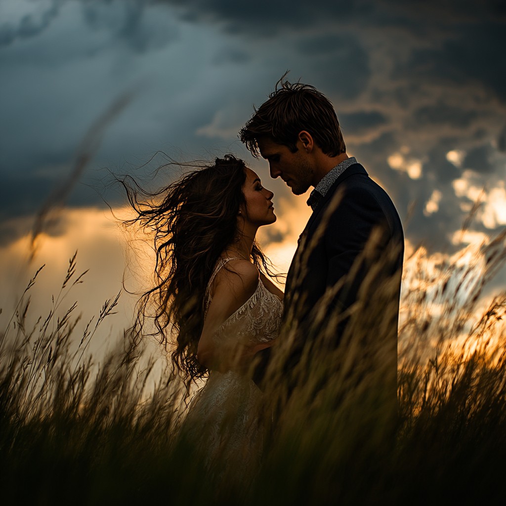Free Romantic sunset embrace Image - Romance, Sunset, Couple | Download ...