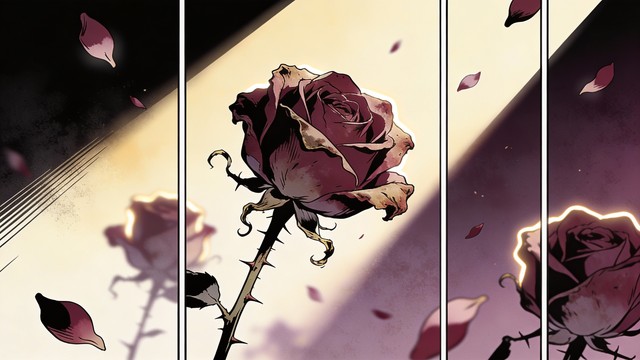 Free Anime Rose Garden Image - Anime, Manga, Roses | Download at StockCake