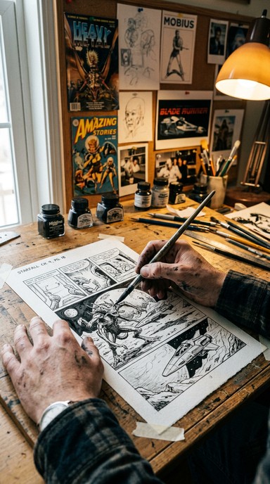 Free Creating Comic Art Image - Illustration, Comic, Artwork | Download ...