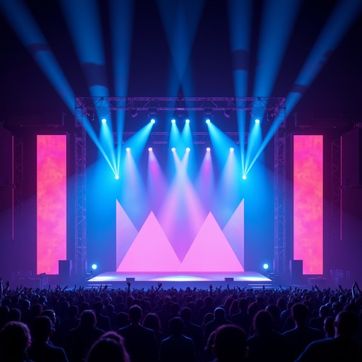 Neon Stage Rally Free Modern Stage Design Image - Stage, Neon, Design | Download at ...