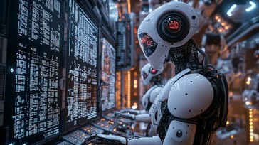 Free Robot in Lab Image - Robot, Scientist, Laboratory | Download at ...