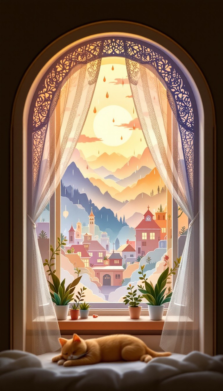 Free Paper Window Dreams Image - Diorama, Papercraft, Window | Download ...