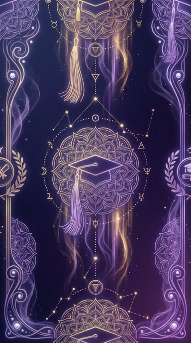 Free Celestial Graduation Dreams Image - Pattern, Graduation, Celestial ...