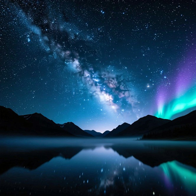 Free Cosmic Mountain Reflection Image - Galaxy, Stars, Milkyway ...