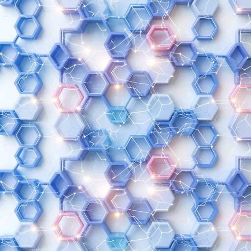 Hexagonal Network Texture Free Digital Hexagon Network Image - Hexagonal, Network, Pattern ...