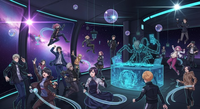 Free Cosmic Anime Pitstop Image - Anime, Space, Futuristic | Download ...