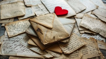 Free Vintage Love Letters Image - Vintage, Letters, Heart | Download at ...