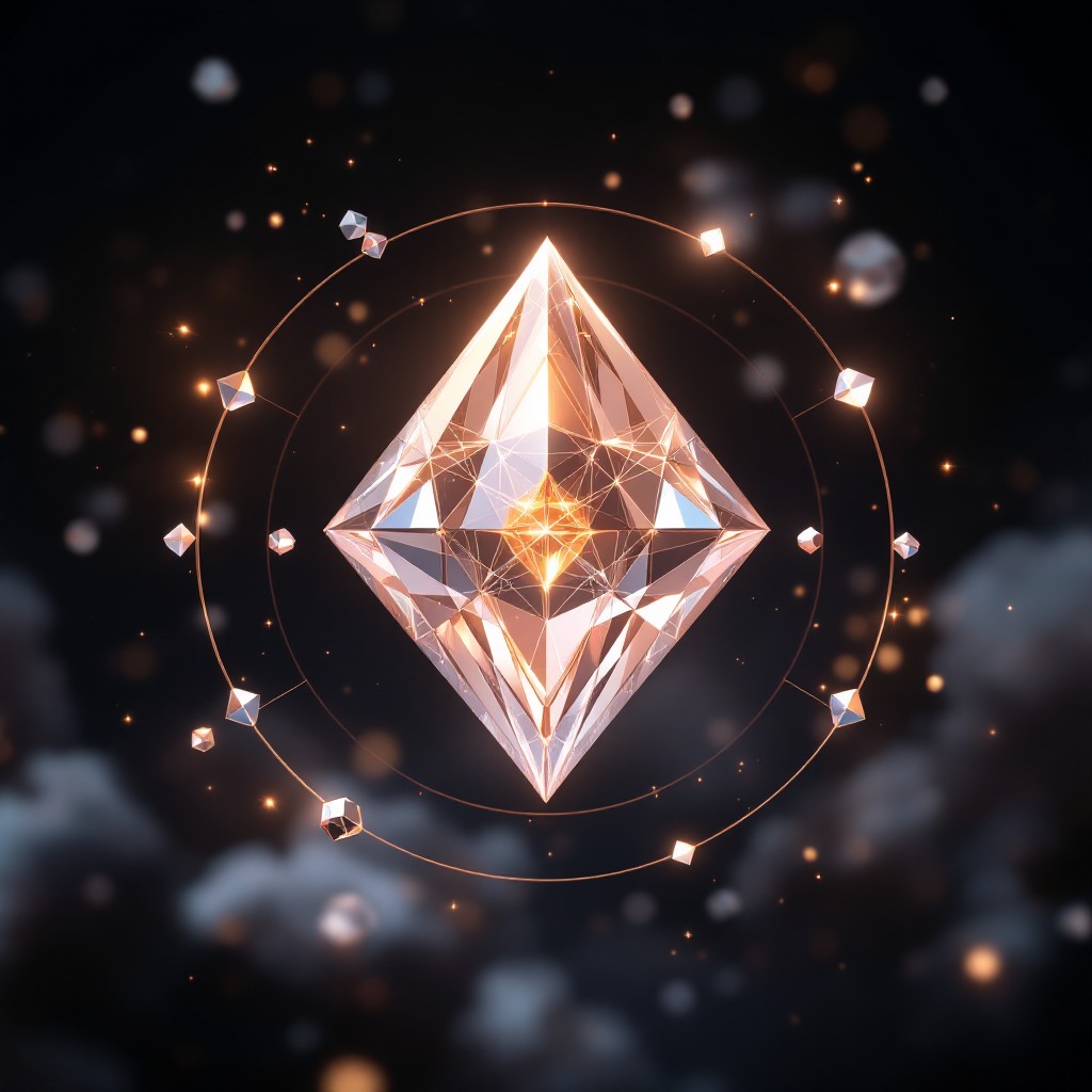 Free Celestial Crystal Diamond Image - Diamond, Crystal, Geometric ...