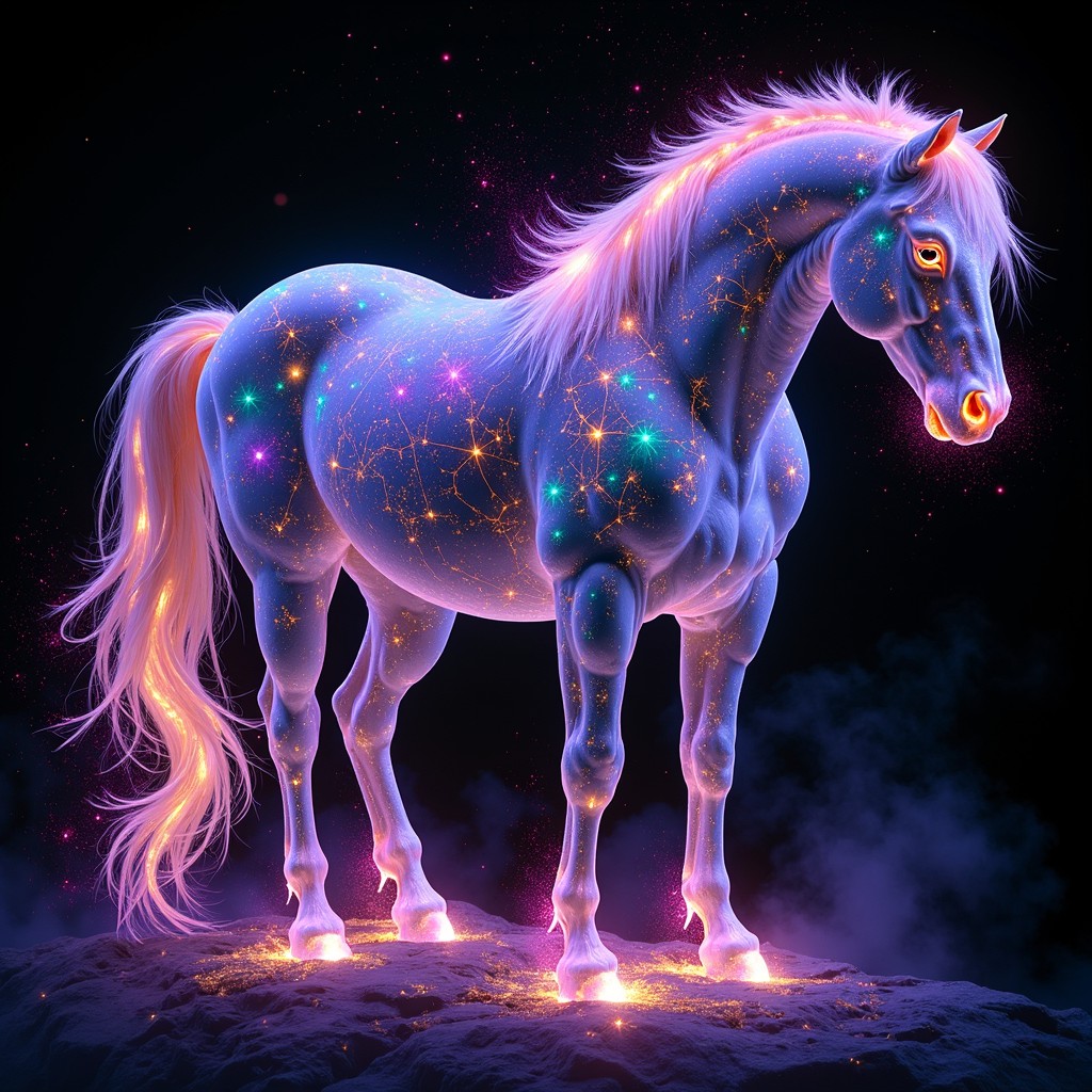 Free Cosmic Crystal Steed Image - Horse, Cosmic, Crystalline | Download ...