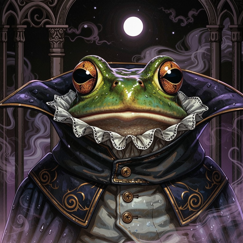 Free Gothic Frog Portrait Image - Frog, Gothic, Anime | Download at ...