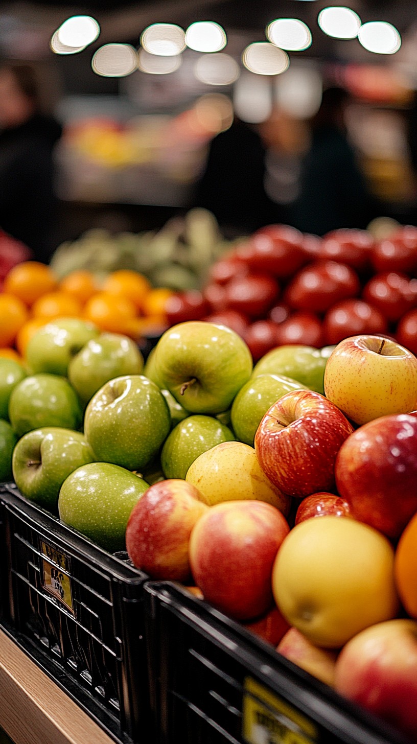 Displayed Free Colorful fruits displayed Image - Apples, Grocery, Colorful ...