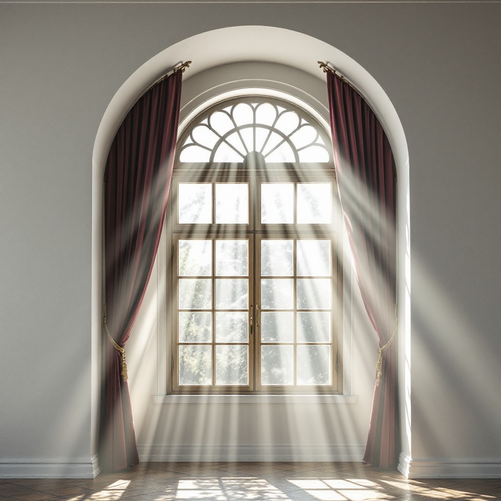 Free Sunlit Arched Window Image - Window, Sunbeams, Arch | Download at ...