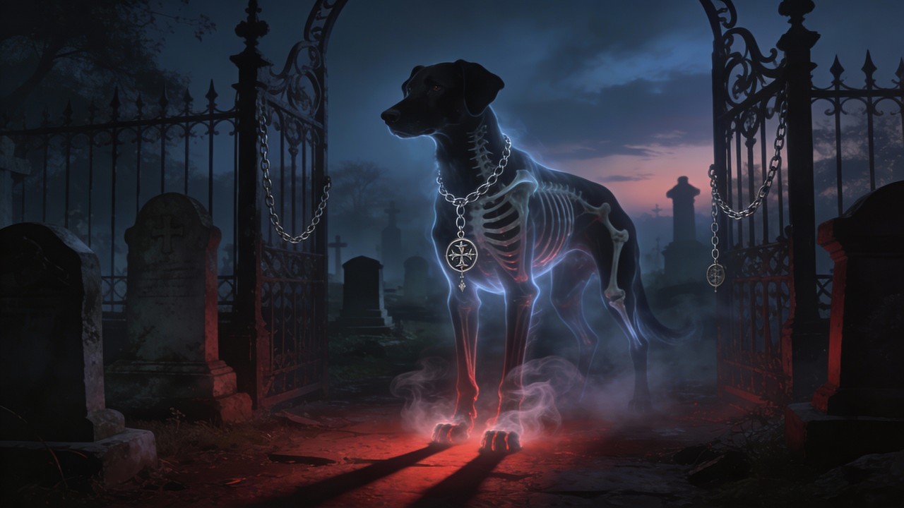 Free Spectral Cemetery Guardian Image - Ghost, Dog, Hound | Download at ...